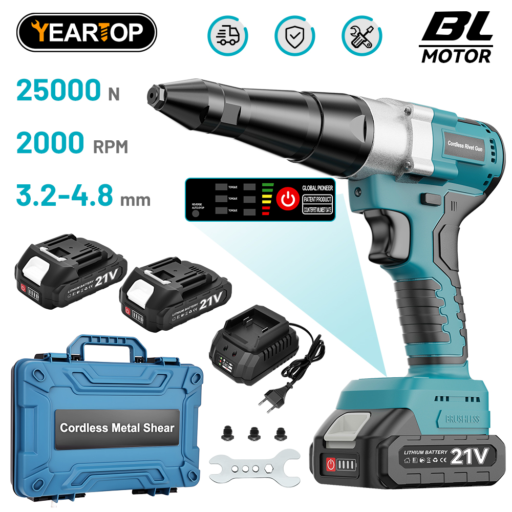 Einhell Power X Tools - YEARTOP 25000N Brushless Electric Rivet Gun
