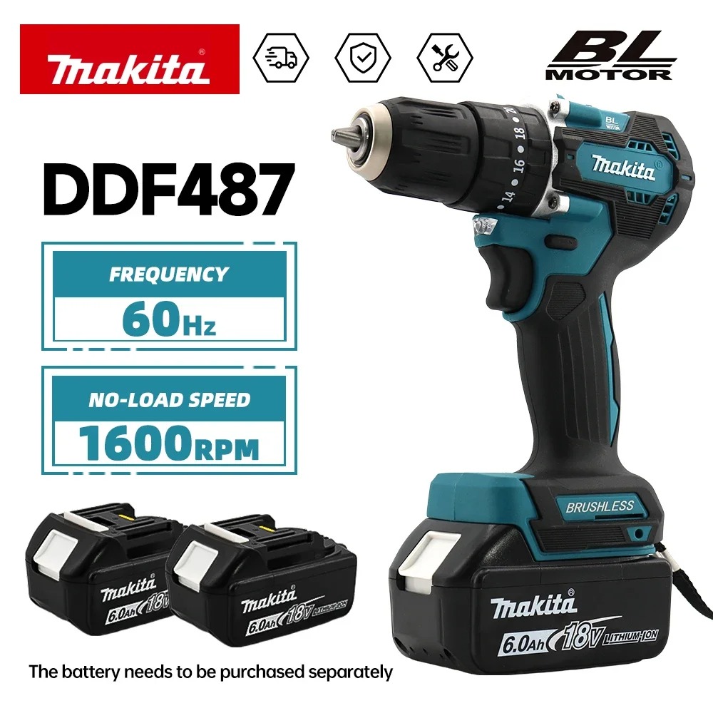 Dewalt Power Tools Xr - Makita Original DDF487 Cordless Driver Drill