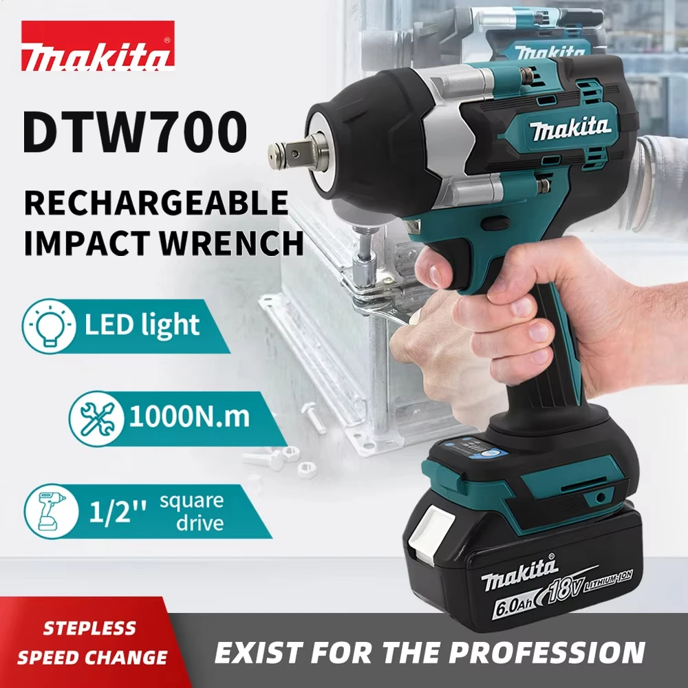 Einhell Power X Tools - Makita DTW700 18V Brushless Electric Wrench