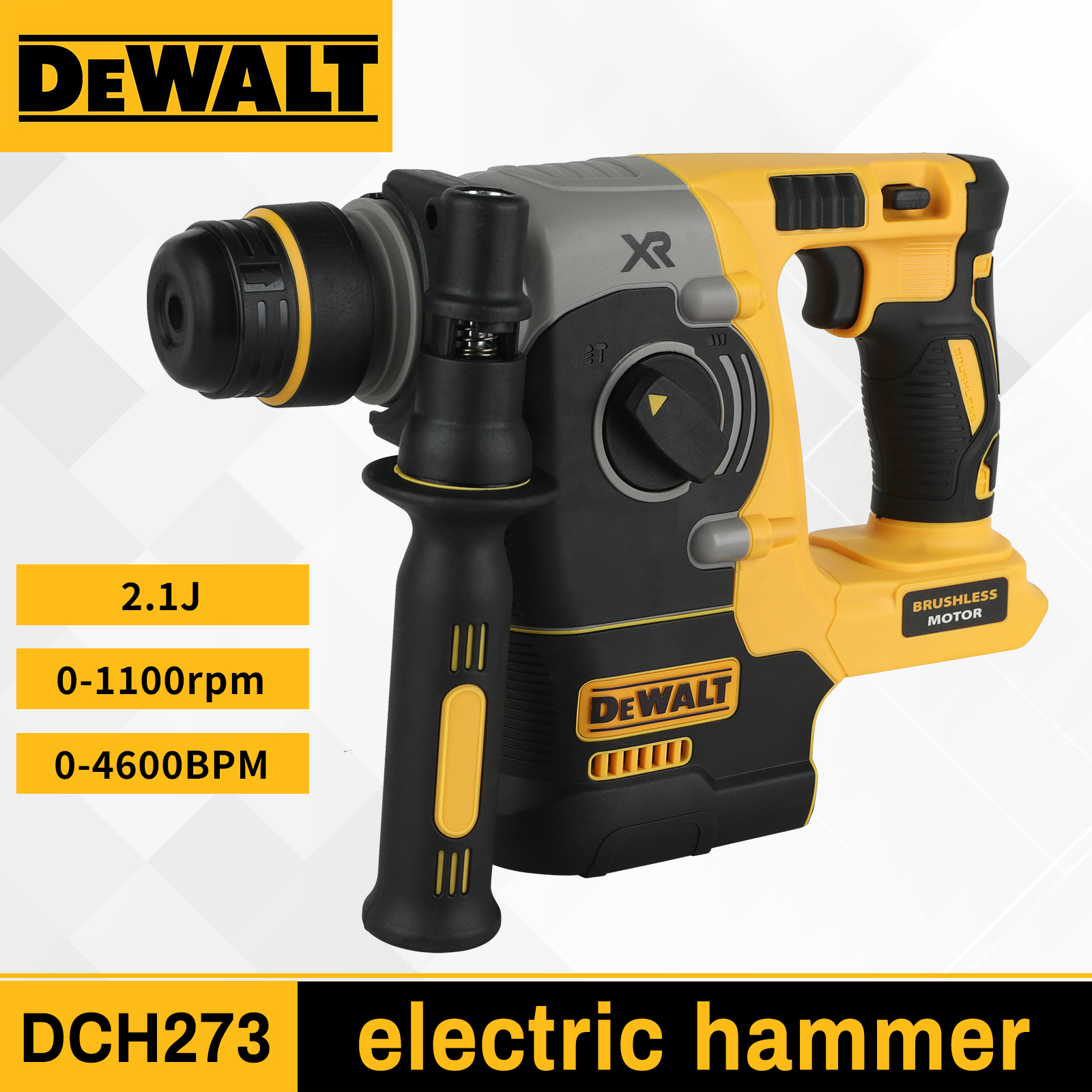 Dewalt Power Tools Xr - DEWALT DCH273 20V 6.0Ah Brushless SDS-Plus