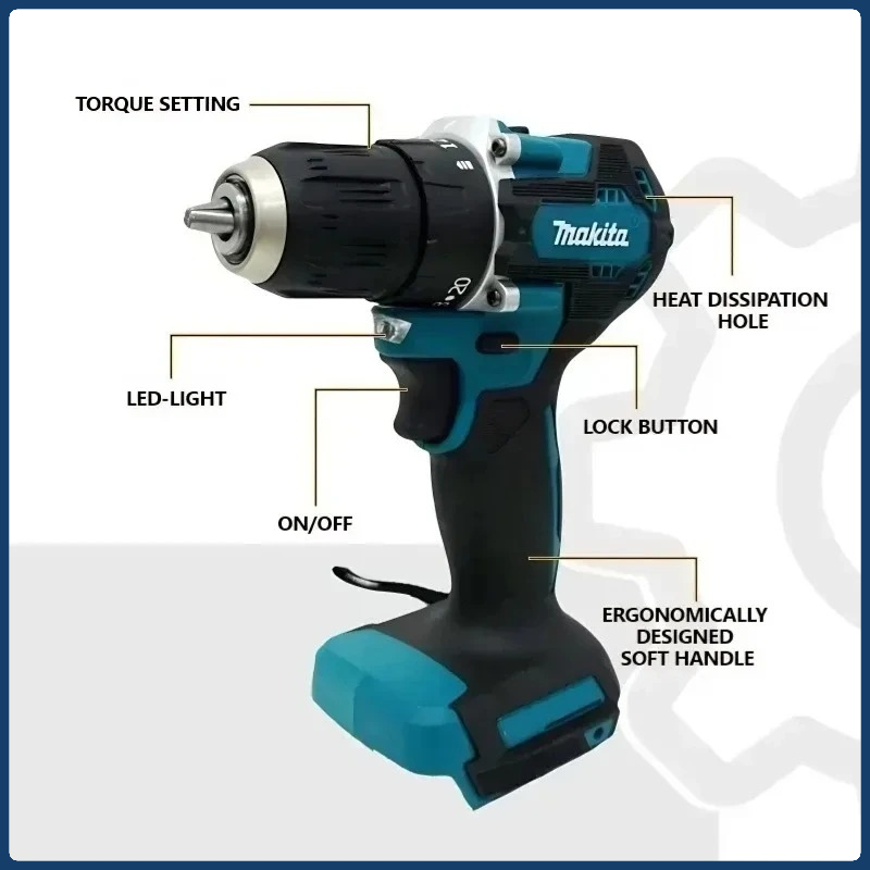 Makita Power Tool DHP487 brush - Einhell Power X Tools recension och pris