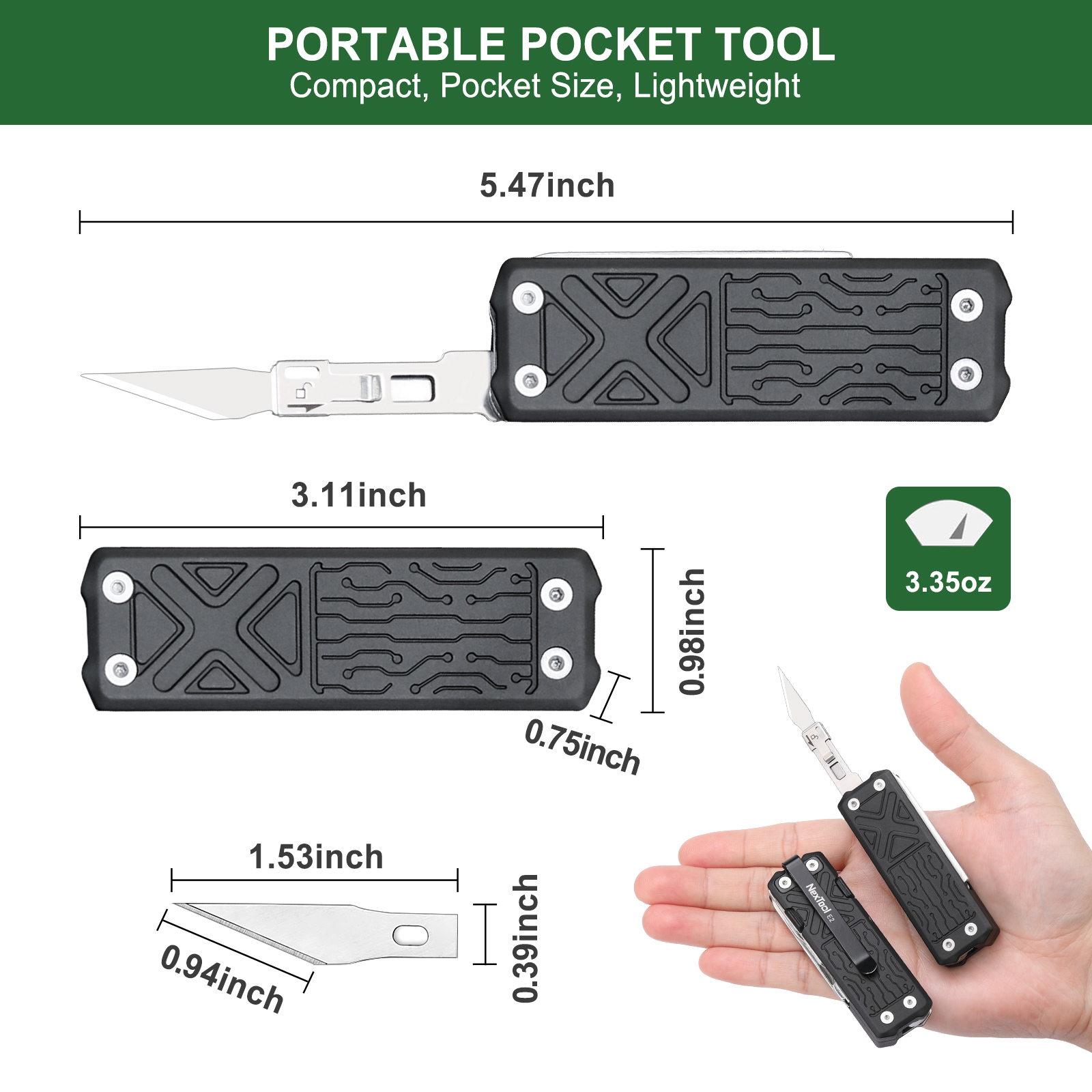 NexTool 10 In 1 Pocket Multito - Xiaomi Power Tools recension och pris