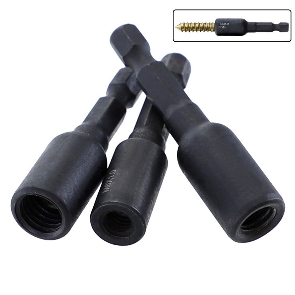 3Pcs Socket Adapter M6/M8/M10  - Einhell Power X Tools recension och pris
