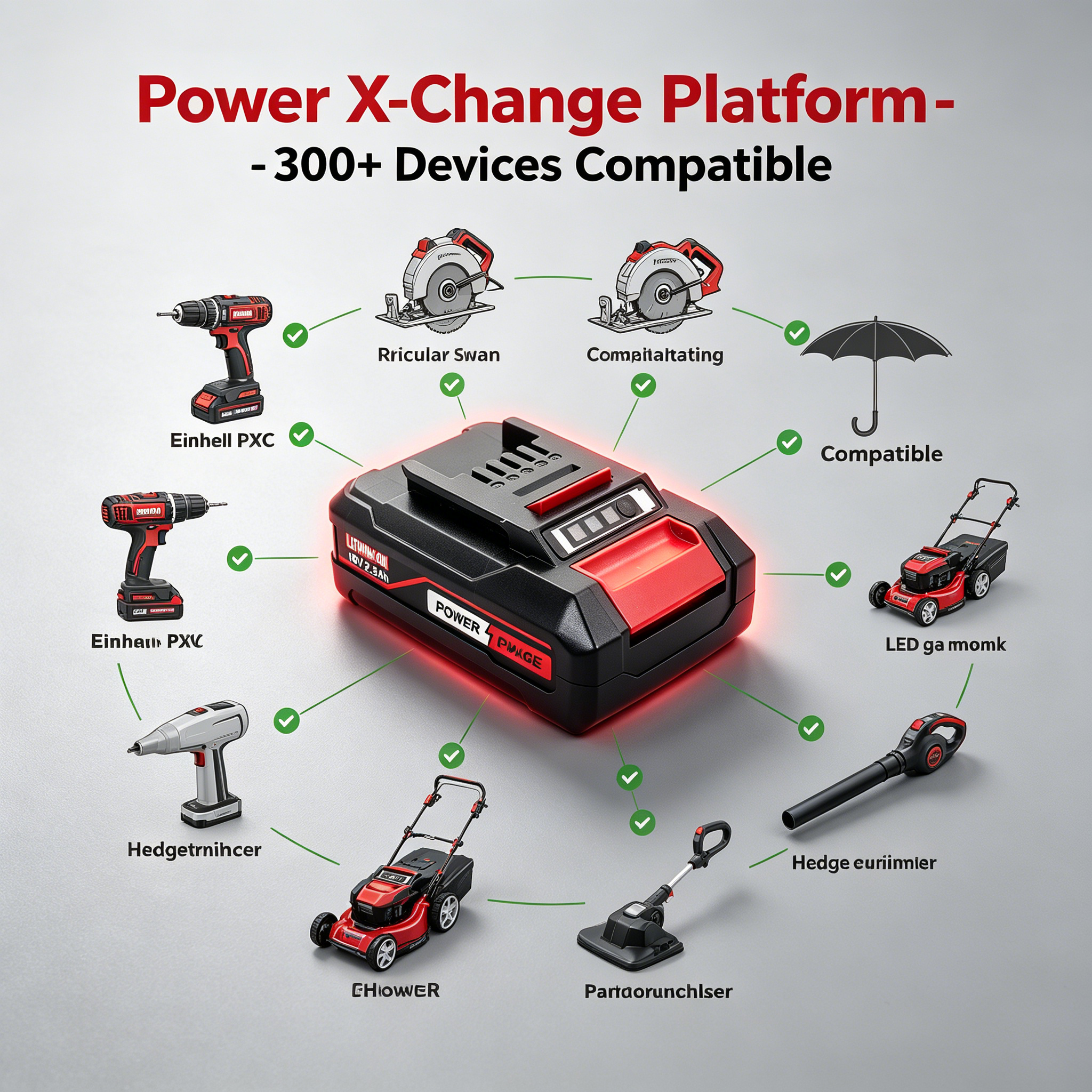 For EINHELL EIN18C2 2500MAh Re - Power Xchange Tools recension och pris