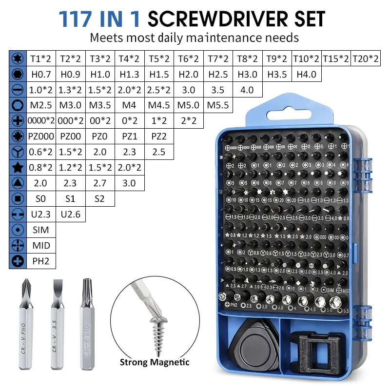 115/117 in 1 Precision Screwdr - Xiaomi Power Tools recension och pris