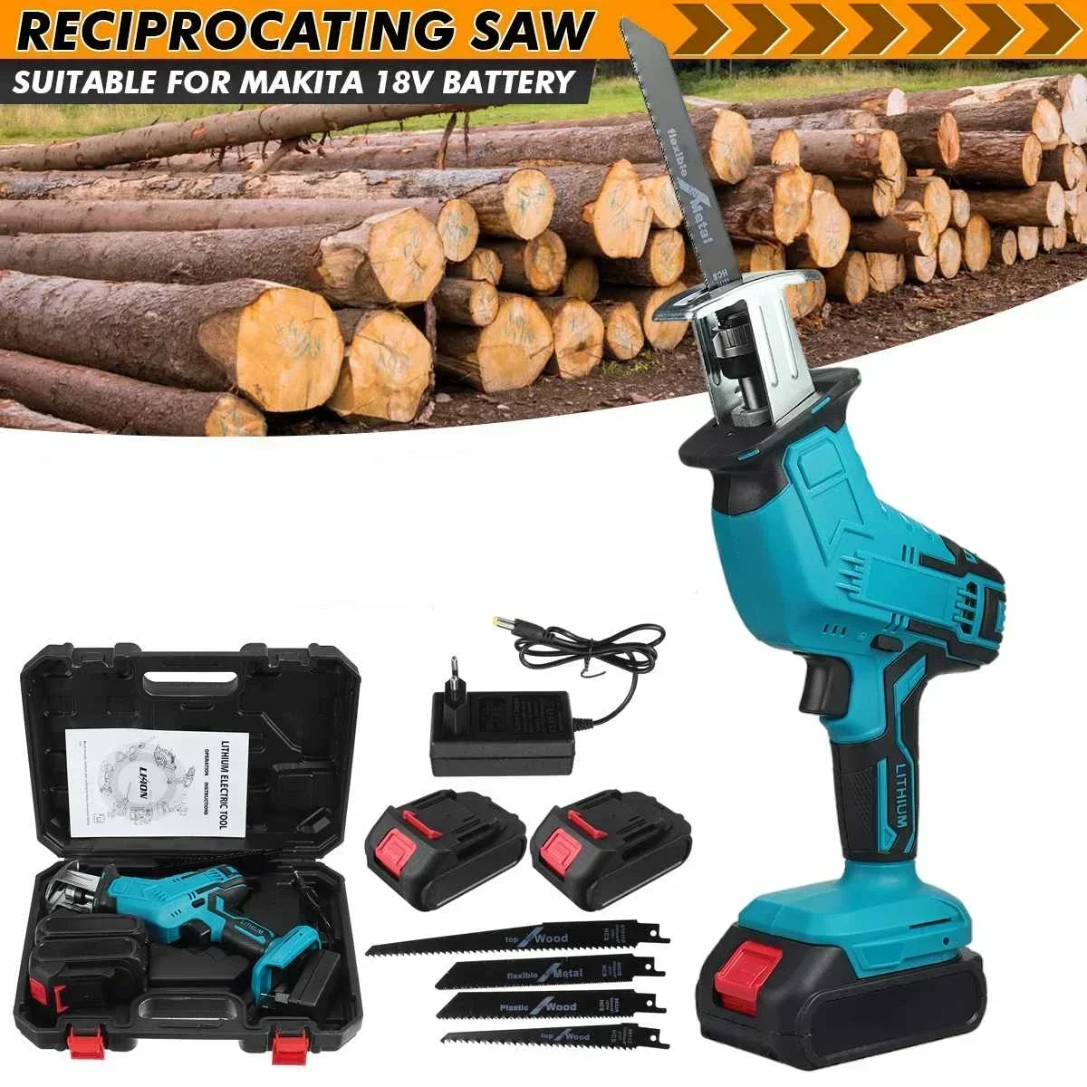 21V Cordless Electric Reciproc - Power Xchange Tools recension och pris