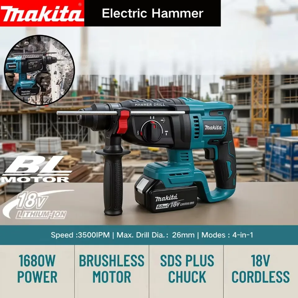 Makita 26MM Brushless Electric - Einhell Power X Tools recension och pris