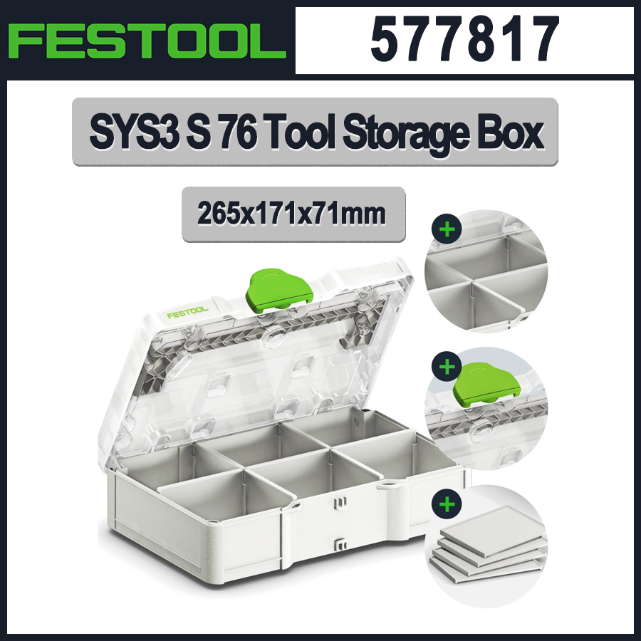 FESTOOL SYS3 S 76 Tool Storage - Power Tools Festool recension och pris