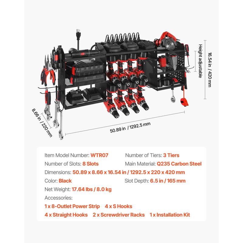 Electric Tool Charging Center  - Power Tools For Construction recension och pris