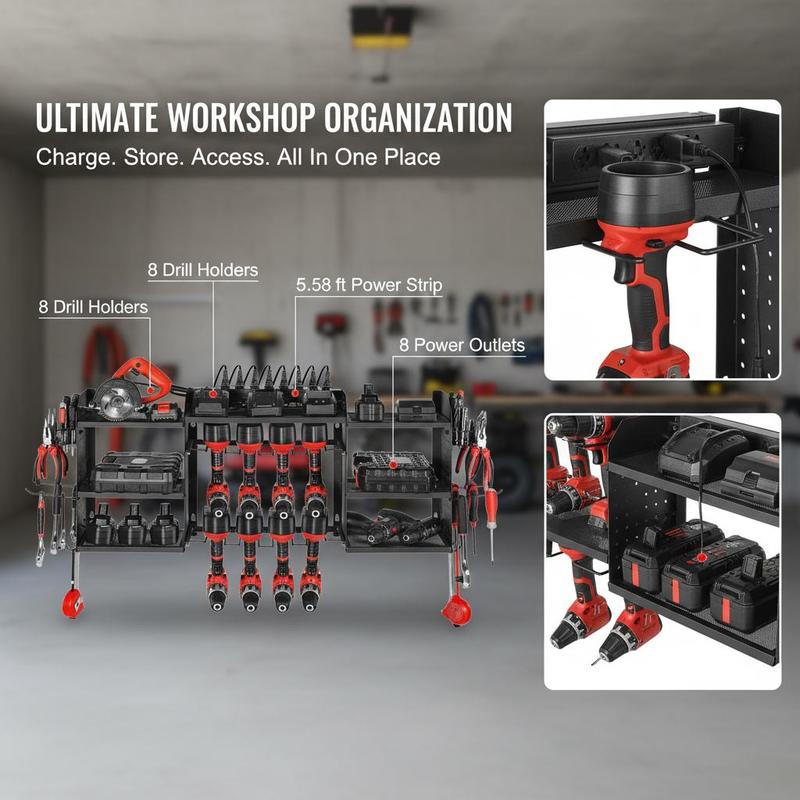 Electric Tool Charging Center  - Power Tools For Construction recension och pris