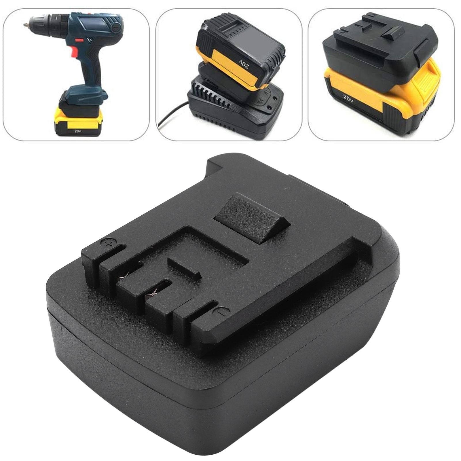 Lithium Battery Adaptor 18V 20 - Power Tools Battery recension och pris
