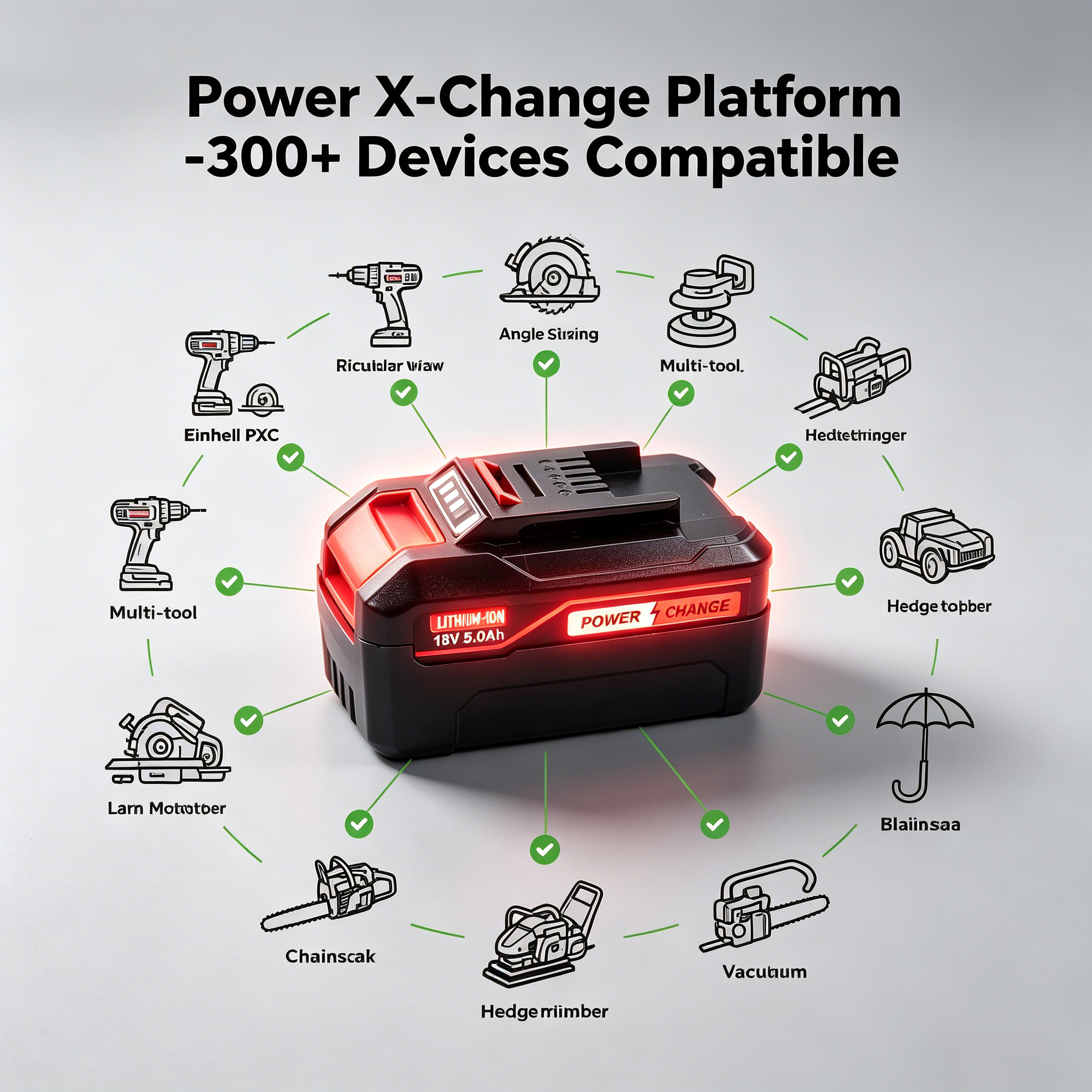 5000mAh Replacement Battery EI - Power Xchange Tools recension och pris