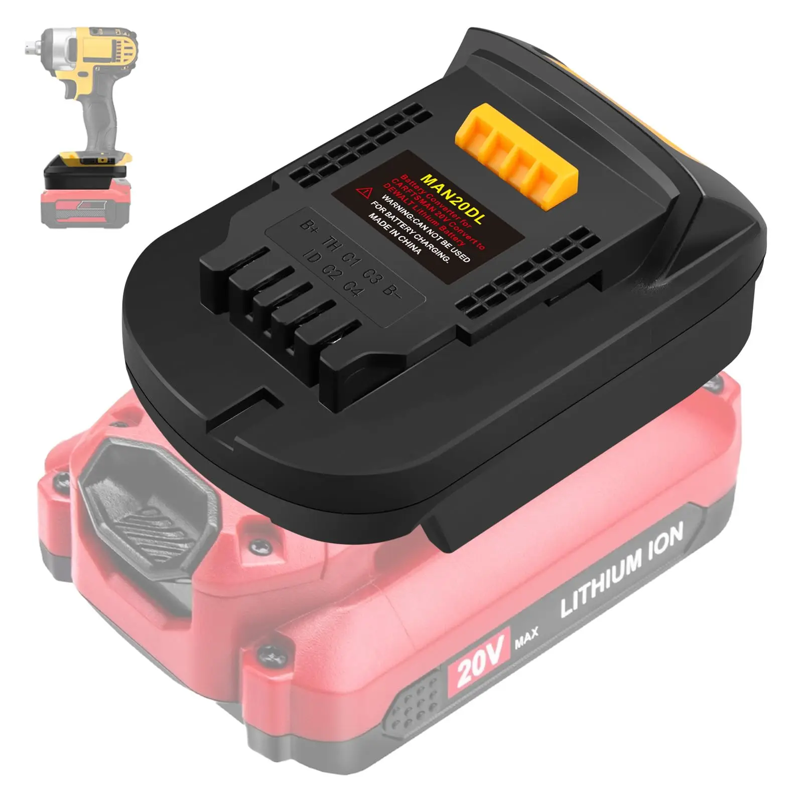 Battery Converter Adapter MAN2 - Dewalt Power Tools Xr recension och pris