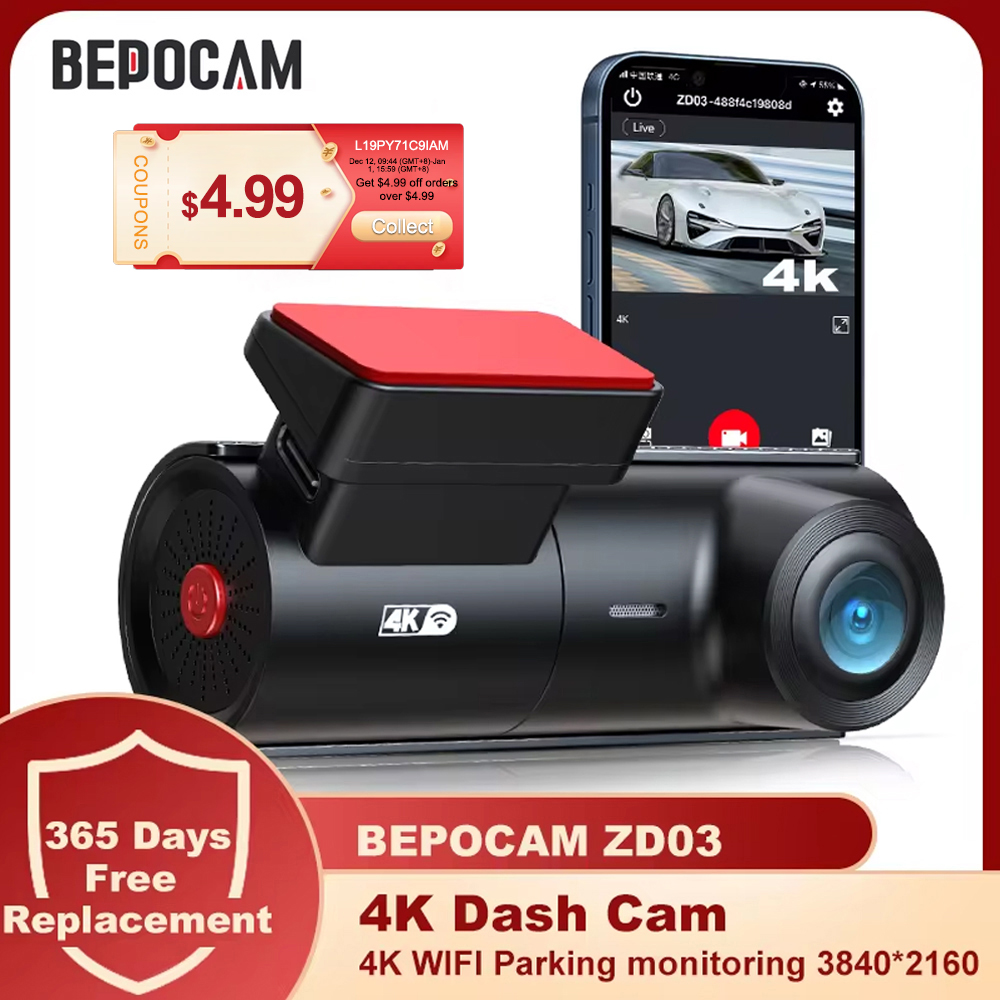 BEPOCAM ZD03 4K Dash Cam for C - Power Tools Japan recension och pris