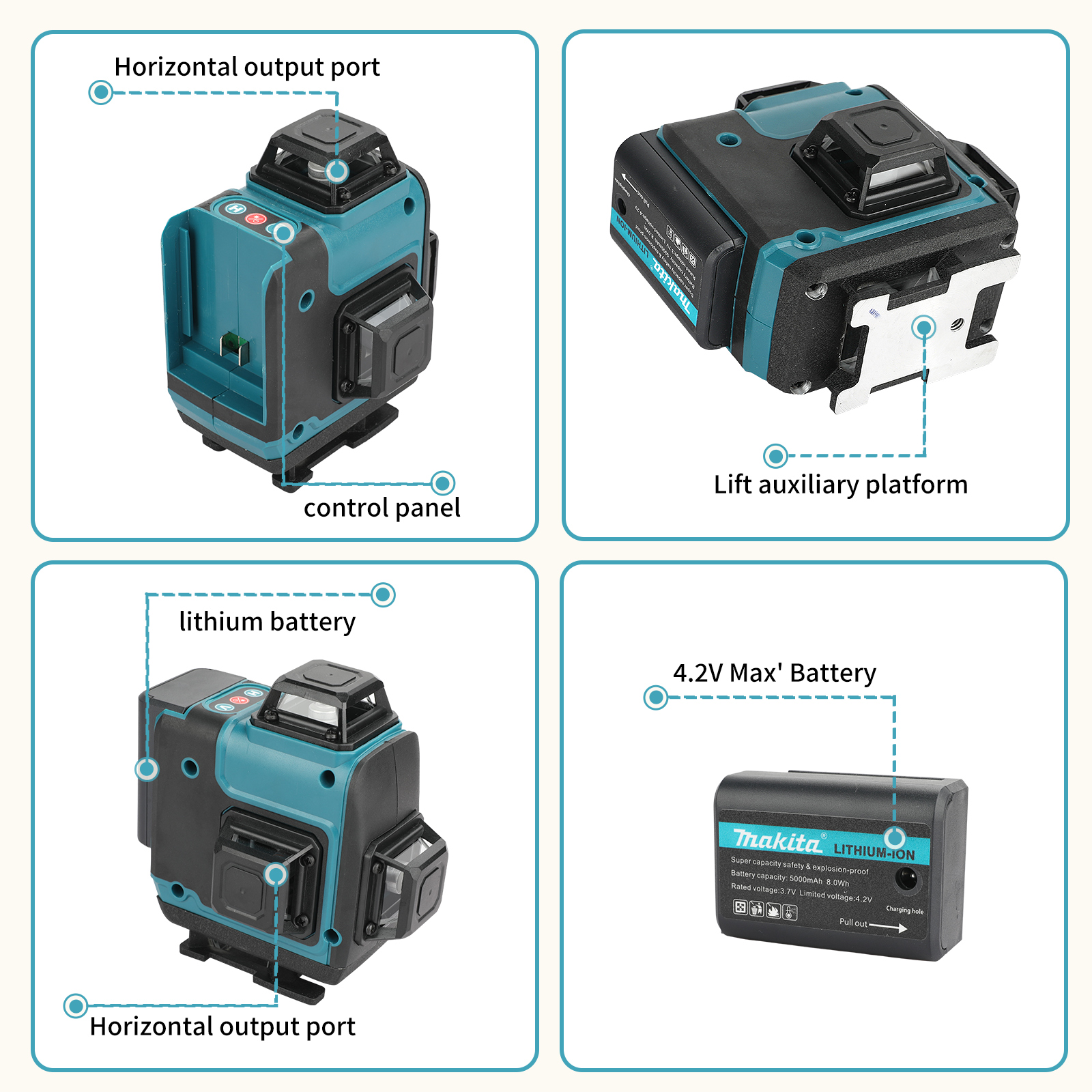 Makita Self-Leveling Laser Lev - Power Tools For Construction recension och pris